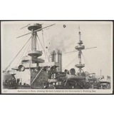 C0034 British Battleship in Dock, Gale..