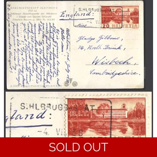 Switzerland 1938 Sihlbr..