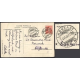 Switzerland 1908 Ambulant 40 TPO postm.. Switzerland 1908 Ambulant 40 TPO postm..