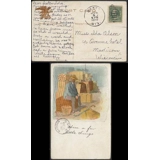 Osseo Wis. duplex postmark on USA 1910..