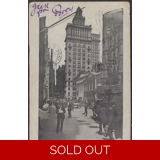 Wall Street, New York USA 1904 undivid..