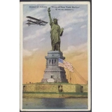 Statue of Liberty postcard with added ..