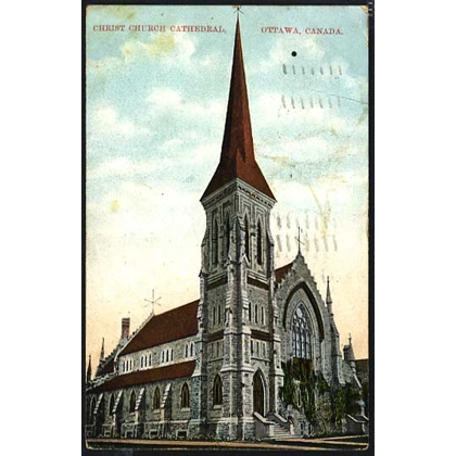 Christ Church Cathedral Ottawa Canada 1909 postcard