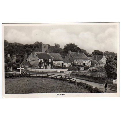 Kilburn, Yorkshire, postcard