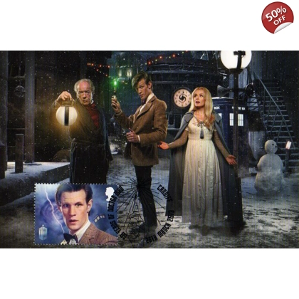 Dr Who Maximum card Matt Smith Smiler Christmas