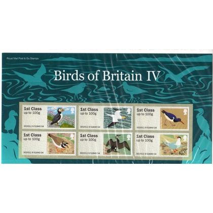 FS05b Birds 4 Faststamps Bureau Pack