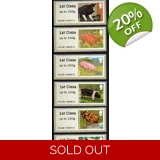 FS07n Pigs Faststamps set of 6 x 1st f..