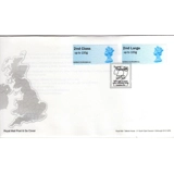 FS11 bf 2nd class Faststamp pair FDC