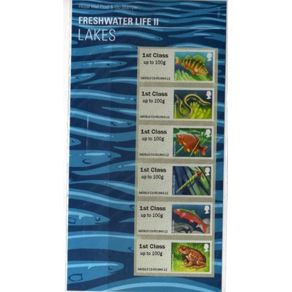 FS13b Lakes Faststamps 1st x 6 Bureau Pack