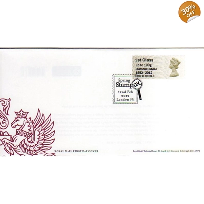 FT02f Diamond Jubilee Faststamps FDC