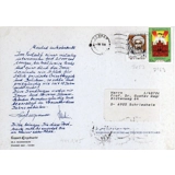 Iran - preprinted advertising card for..