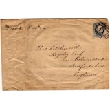 USA 1c Franklin 'Book Post' to England