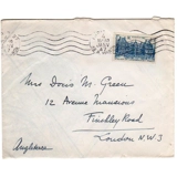 France 1947 cover to England