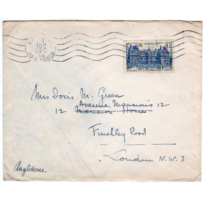 France 1946 cover to England
