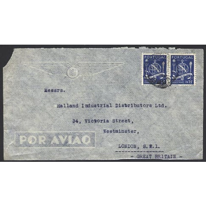 Portugal airmail 1940s to London