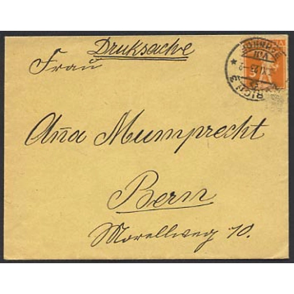 Switzerland Station postmark 1923