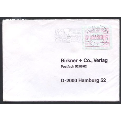 Switzerland Frama label used to Germany 1989