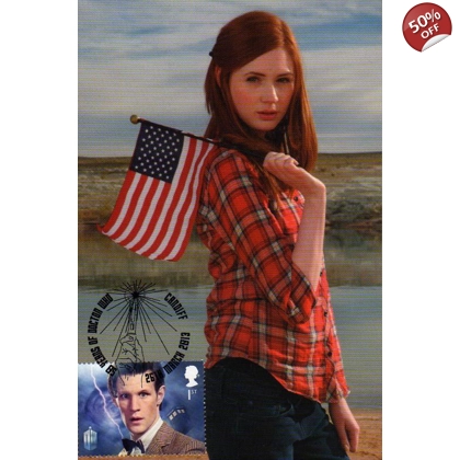 Dr Who Maximum card Matt Smith Amy Pond 3