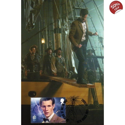 Dr Who Maximum card Matt Smith Walk the Plank