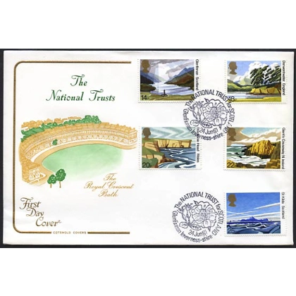 1155F National Trust for Scotland FDC Glenfinnan postmark