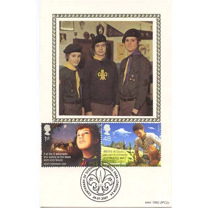 2760 Boy Scout Centenary Europa Maximum Card