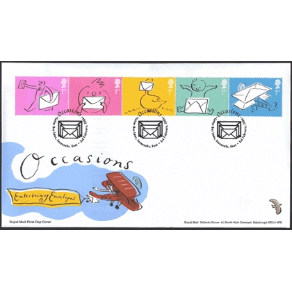 2424 Occasions Greetings stamps FDC