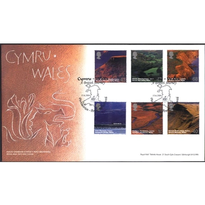 2472 British Journey: Wales FDC 2004
