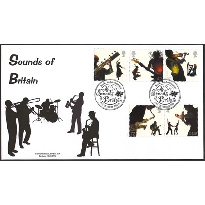 2667 Sounds of Britain Europa Norvic FDC