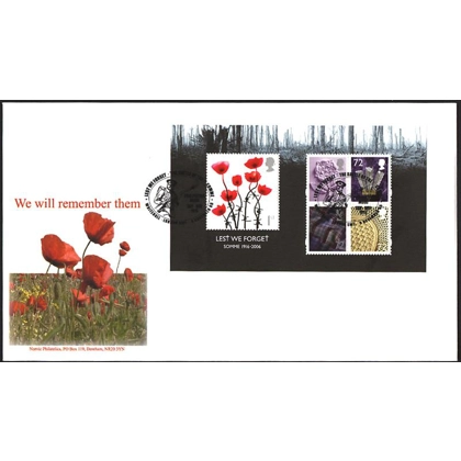 2685 Lest We Forget MS Norvic FDC 2006
