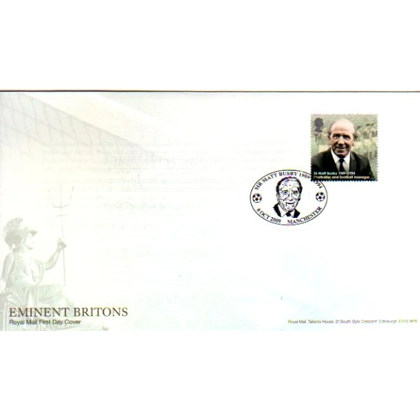 2973 Sir Matt Busby Royal Mail first day cover 2009