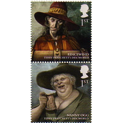 3156 Discworld stamps pair mint