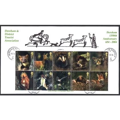 2479 Woodland Animals Dereham Tourist Association FDC