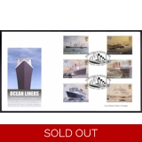 2448 Ocean Liners set Norvic FDC 2004