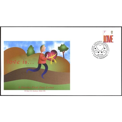2693 Love Booklet stamp Norvic FDC 2007