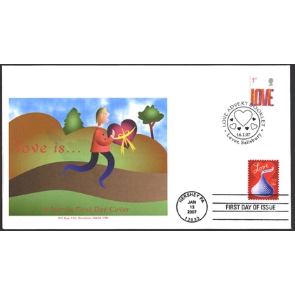 2693 Love stamps GB-US Norvic FDC 2007