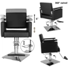 Luxurious Contemporary Hydraulic Barber-Stylist Salon Beauty, MUA Chair-360 swivel