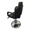 Black Leather Reclining Hydraulic Barber Chair