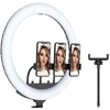 18” Ring light, Dimmable LED ring light, wireless remote, professional studio lighting kit for YouTube, Facebook Live, Twitch, TikTok, Photography,