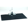 Black Rectangle Ultra Comfort 5' x 3' 5/8" Thick Anti Fatigue Barber Salon Floor Mat
