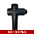 BLACK MATTE PROFESSIONAL MASSAGE GUN DEEP TISSUE..