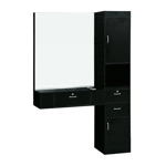 Barber- Stylist Salon Station Makeup Wall Mount Hair Styling Beauty Spa Equipm..