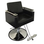 Luxurious Contemporary Hydraulic Barber-Stylist Salon Beauty, MUA Chair-360 sw..