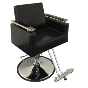 Luxurious Contemporary Hydraulic Barber-Stylist Salon Beauty, MUA Chair-360 swivel