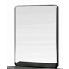 Classic Black Wall-Mount Barber-Stylist Mirror-Cabinet Beauty-Spa Salon Station