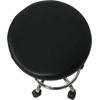 Black Hydraulic Adjustable Round Chair-Salon-Spa-Office-Medical-Swivel Stool with Footrest