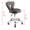 Black Stool Equipment Medical Chair Facial Beauty Salon Spa Tattoo