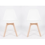 Heaven Massage White Modern Style Mid Century DSW Chair, Dining, Reception, Wa..