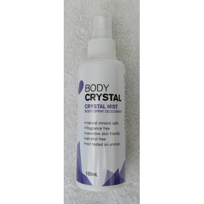 Body Crystal Mist Fragrance Free - 150ml [ Unisex ]