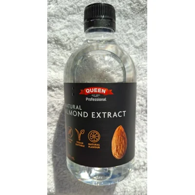 500ml - Queen Professional - Finest Almond Natural Extract - Intense Flavour