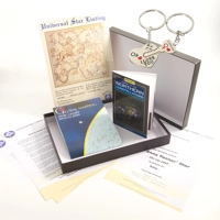 Valentines Day Name a Star (with Frame, Box, Lovers Keychain)